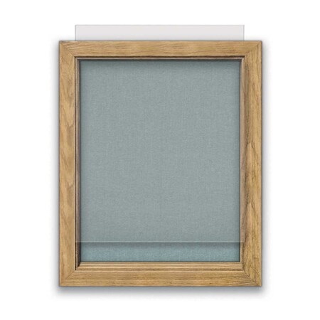 United Visual Products Indoor Enclosed Combo Board, 72"x36", Bronze Frame/Blue & Amethyst UVCB7236BZ-BLUE-AMETHY